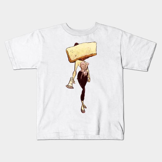 Cheesecake Diva Kids T-Shirt by jesse.lonergan
